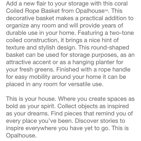 Coiled Rope Basket/Planter - Picture 7 of 7